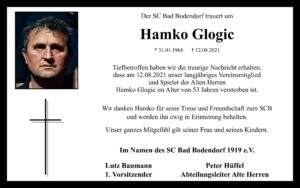 Nachruf Glogic Hamko 120821