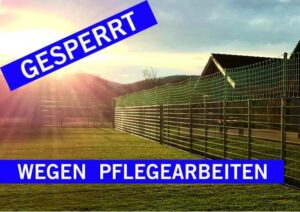 Sperrung Rasen Kleinspielfeld Wg Pflegearbeiten 100717
